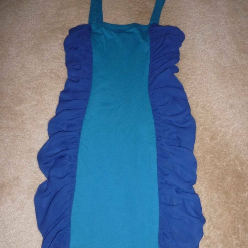 LSTER STRETCH Bodycon Form Fit Sexy Tube Dress MED